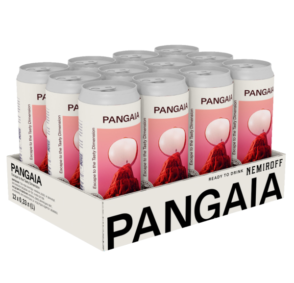 Напиток слабоалкогольный Nemiroff Pangaia Lychee Rose 0.33л 5% ж/б х 12шт.
