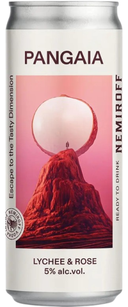 Напиток слабоалкогольный Nemiroff Pangaia Lychee Rose 0.33л 5% ж/б