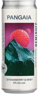 Nemiroff Pangaia Strawberry Mint 0.33л 5% ж/б