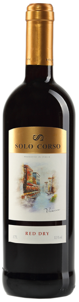 Вино Solo Corso / Соло Корсо красное сухое 0.75л 10,5%