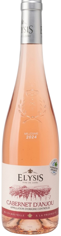 Вино Cabernet d’Anjou Elysis Rose AOP Loire рожеве напівсухе 0,75л 10,5%