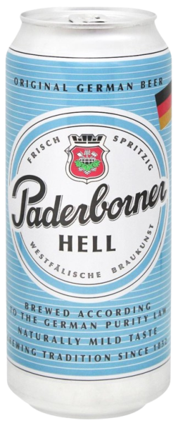 Пиво Paderborner Hell / Падерборнер Хел світле фільтроване 0,5л 5,1%
