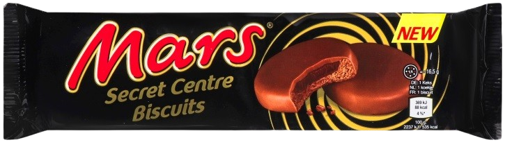 Печенье Mars Secret / Марс с карамельной начинкой 132 г