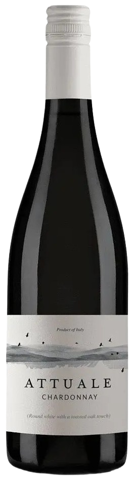 Вино Attuale Chardonnay Rubicone IGT / Аттуалє Шардоне Рубікон біле сухе 0,75л 12,5%