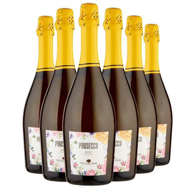 Вино ігристе Fiori Prosecco DOC / Фіорі Просекко біле сухе 0,75л 11% х 6 шт.