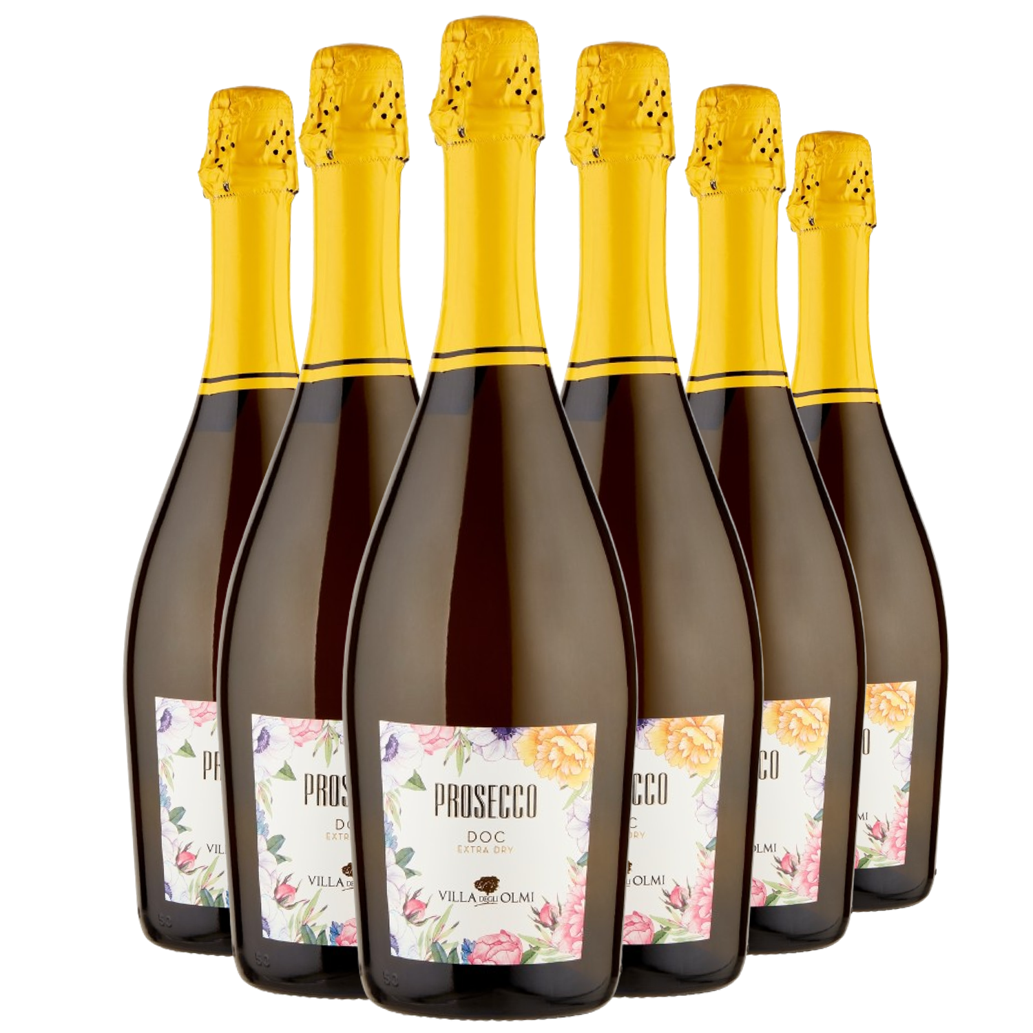 Вино ігристе Fiori Prosecco DOC / Фіорі Просекко біле сухе 0,75л 11% х 6 шт.