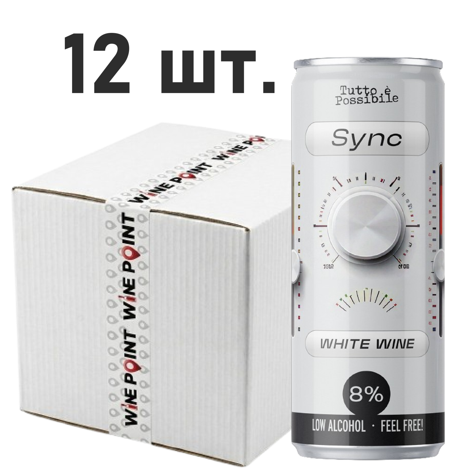 Вино Tutto e Possibile Sync IGT біле сухе 0,25л 8% х 12 шт.