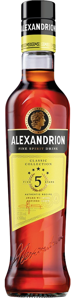 Міцний алкогольний напій Alexandrion 5* 0,5л 37,5%