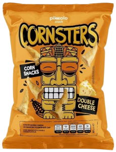 Cornsters зі смаком подвійний сир 60г