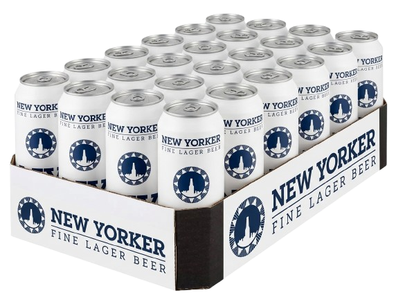 Пиво New Yorker 4,5%, 0,5л з/б х 24 шт.