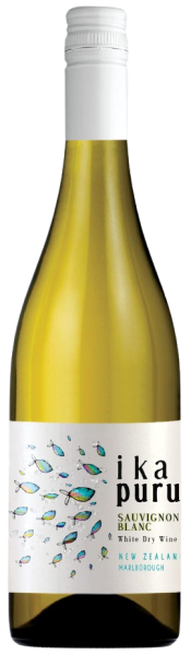 Вино Ika Puru Marlborough Sauvignon Blanc / Іка Пуру Мальборо Совіньйон Блан біле сухе 0,75л 13%