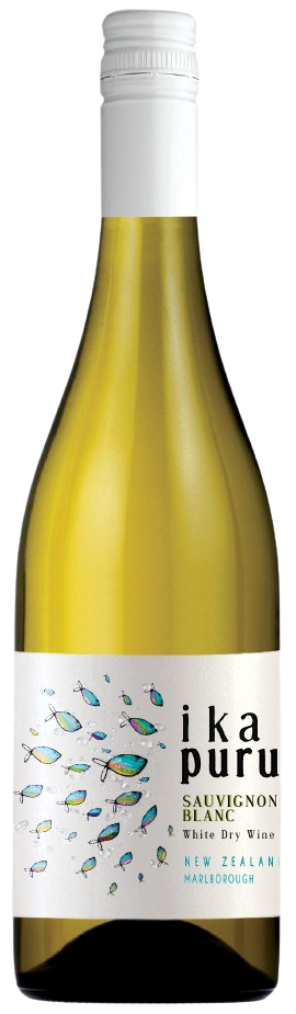 Вино Ika Puru Marlborough Sauvignon Blanc / Іка Пуру Мальборо Совіньйон Блан біле сухе 0,75л 13%