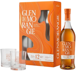 Гленморандж Оріджинал 12 років + 2 Glasses 0,7л 40%