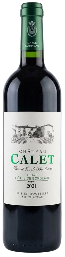Вино Chateau Calet Blanc Blaye-Cotes De Bordeaux белое сухое 0,75л