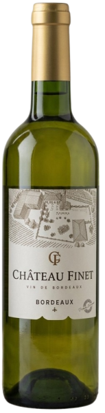 Вино Chateau Finet Bordeaux Blanc біле сухе 0,75л