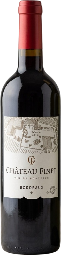 Вино Chateau Finet Bordeaux Rouge червоне сухе 0,75л