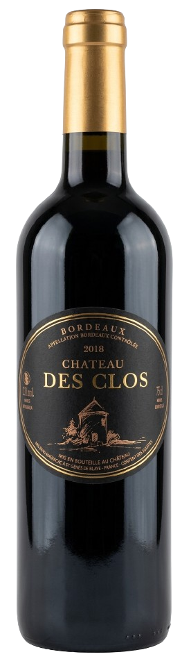Вино Chateau des Clos Bordeaux червоне сухе 0,75л