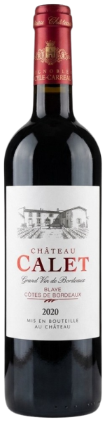 Вино Chateau Calet Rouge Blaye Cotes De Bordeaux красное сухое 0,75л