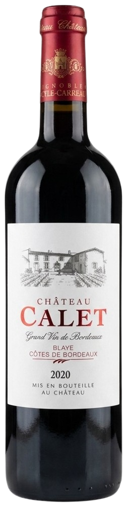 Вино Chateau Calet Rouge Blaye Cotes De Bordeaux красное сухое 0,75л